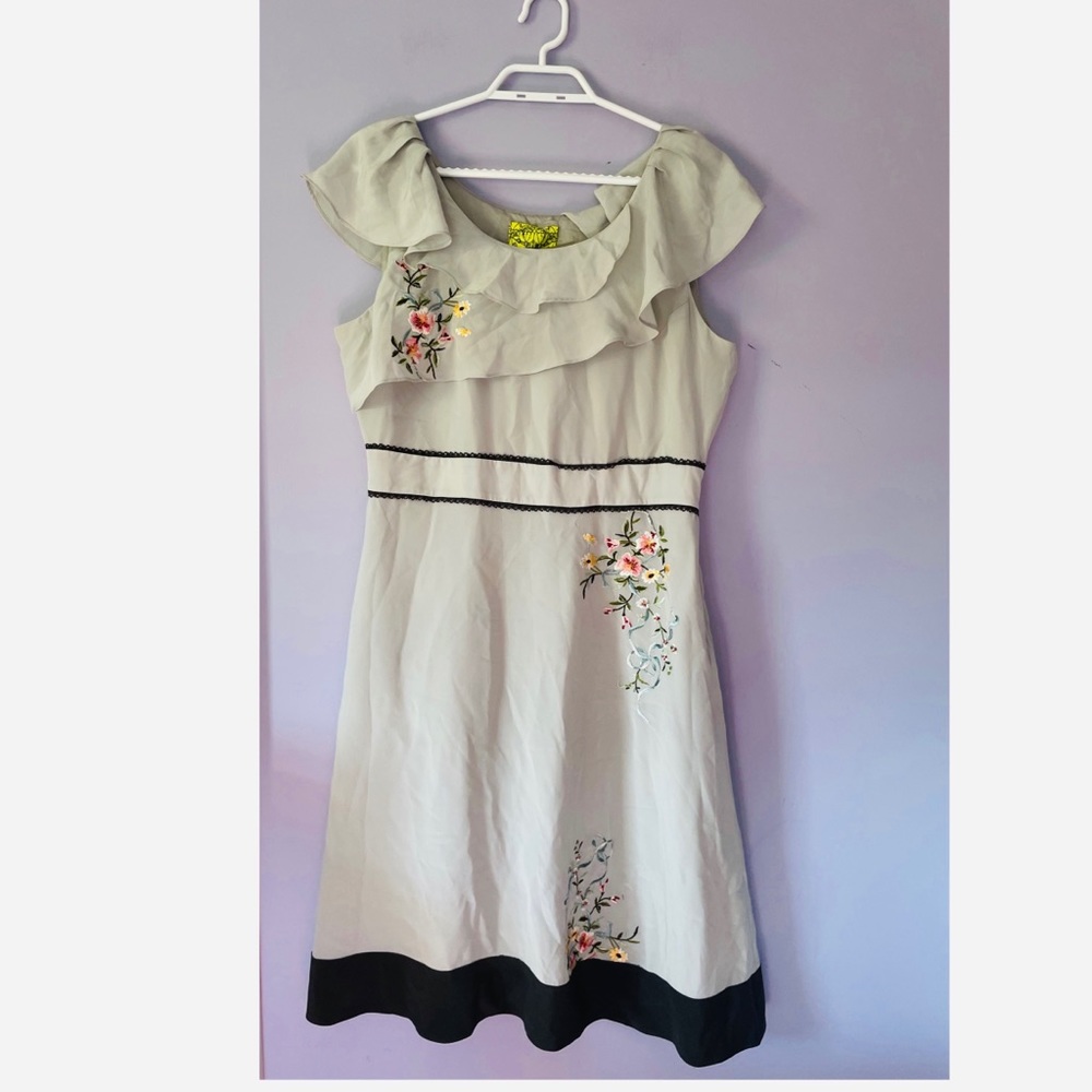 Anthropologie NWT Floreat Cold Climate Garden dress - Picture 4 of 5